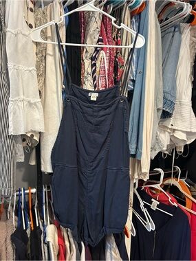 Billabong Navy Blue Casual Romper size large